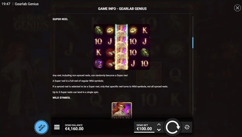 Gearlab Genius – mreža 5x4 z aktivnimi množitelji nad stolpci